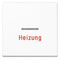 Jung A590BFHWW Wippe Heizung Notschalter m.Lichtleiter bruchs. Serie A alpinweiß