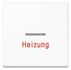 Jung A590BFHWW Wippe Heizung Notschalter m.Lichtleiter bruchs. Serie A alpinweiß