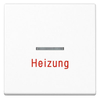 Jung A590BFHWW Wippe Heizung Notschalter m.Lichtleiter bruchs. Serie A alpinweiß