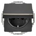 Berker 47466086 Steckdose SCHUKO+Klappd. u.B-feld Q.1/Q.3 anthrazit samt