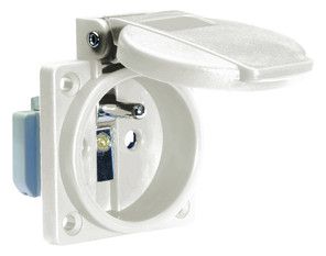 Bals 71119 Schuko-Anbausteckdose QC 16A 3p IP54 grau belg./franz.