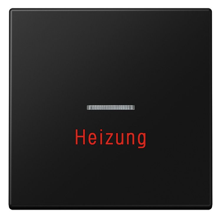 Jung LS 990 H SWM Wippe 1fach m.Lichtleiter Heizung Serie LS gsw matt