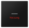 Jung LS 990 H SWM Wippe 1fach m.Lichtleiter Heizung Serie LS gsw matt