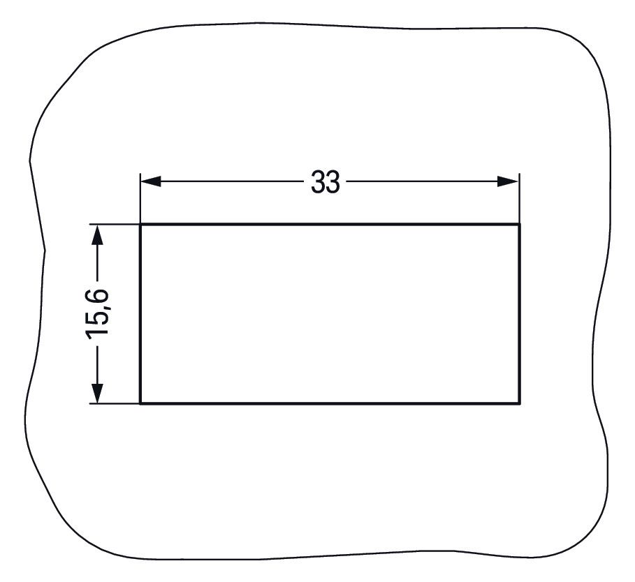 WAGO 770-338 Snap-In-Rahmen,3-polig,1,0 … 3,0mm, weiß