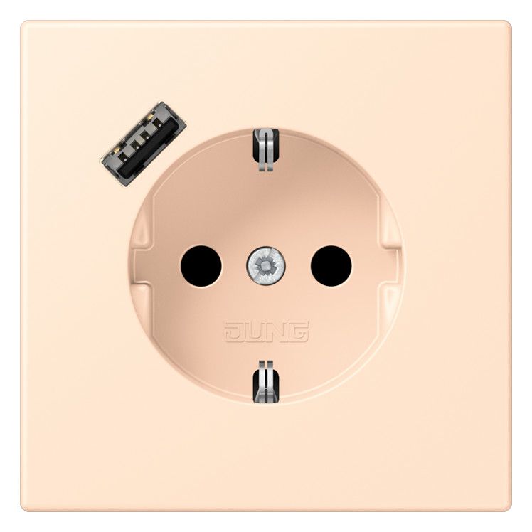 Jung LC1520-18A238 SCHUKO-Steckd.m.USB Typ A LC32123