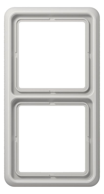 Jung CD582WULG Rahmen 2fach bruchsicher lichtgrau