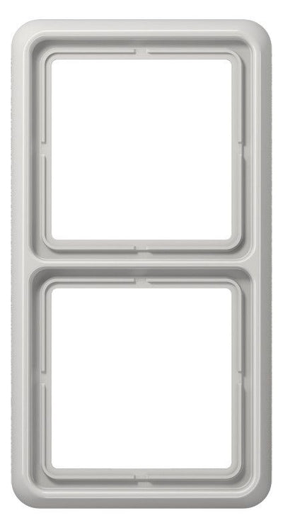 Jung CD582WULG Rahmen 2fach bruchsicher lichtgrau