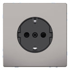 Mert MEG 2300-6050 SCHUKO-Steckdose BRS Steckklemme Nickelmetallic