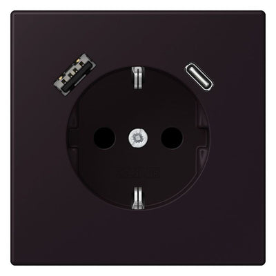 Jung LC1520-15CA248 SCHUKO-Steckd.m.USB Typ AC LC4320E