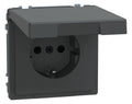 Mert MEG 2314-6034 SCHUKO-Steckdose m.Klappdeckel IP44 BRS StK Anthrazit