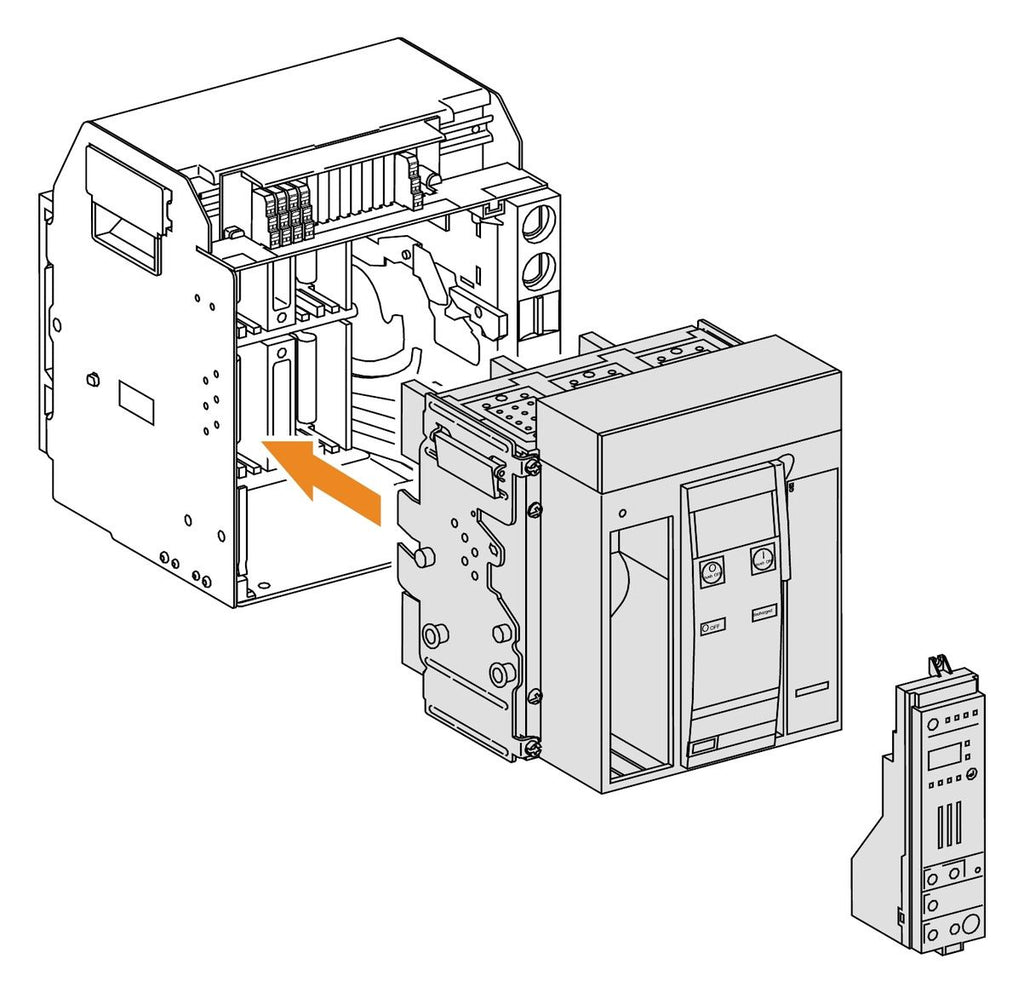 Schneider 47241 Grundrahmen Masterpact NT16H2 1600A 3p herausziehbar