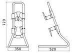 GEWISS GW68433 Trag-/Standrahmen f.Q-DIN14/20 Steckdosenkombination