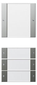 GIRA 2134600 Wippenset 4fach (1+3) BSF System 55 Klar/Edelstahl