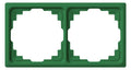Jung CD582KGN Rahmen 2fach f.Kabel-Kanal grün
