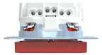 Mert MEG 2303-0306 SCHUKO-Steckdose BRS Sonder Ko.+Schriftf. StK rubinrot Sys.M