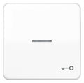 Jung CD590KO5TWW Wippe Symbol Tür m.Lichtleiter alpinweiß