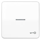 Jung CD590KO5TWW Wippe Symbol Tür m.Lichtleiter alpinweiß