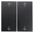 Berker 16441606 Wippe m.Aufdruck Symbol Pfeile B.3/B.7 anthrazit matt