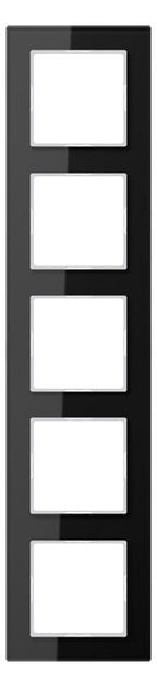 Jung AC585GLSW Glasrahmen 5fach Serie A creation schwarz