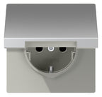 Jung AL1520NKL SCHUKO Steckd.m.Klappd.o. Kralle