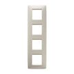 GEWISS GW16129TI Abdeckrahmen ONE International 2+2+2+2M vert. Elfenbein