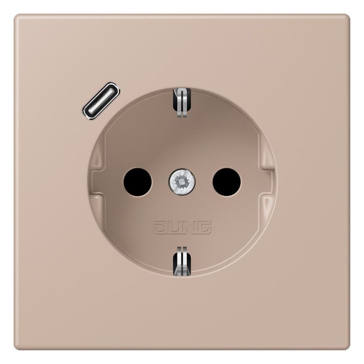 Jung LC1520-18C240 SCHUKO-Steckd.m.USB Typ C LC32131