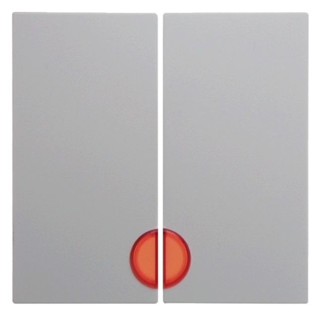 Berker 16278989 Wippe m.Linse rot S.1 polarweiß glänzend