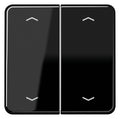 Jung CD595MPSW Wippe m.Symbolen Auf/Ab f.Taster BA Mittenstellung 2f schwarz
