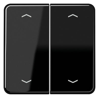 Jung CD595MPSW Wippe m.Symbolen Auf/Ab f.Taster BA Mittenstellung 2f schwarz
