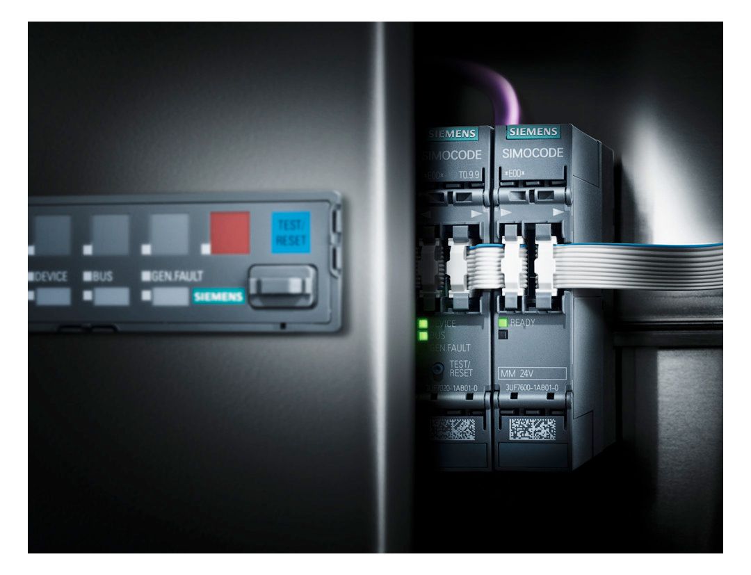 Siemens 3UF7110-1AA01-0 Strom-/Spannungs modul V2 0,3-4A 45mm Durchsteckw.