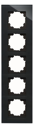 Kopp 406705004 HK07 Glas Abdeckrahmen 5f schwarz