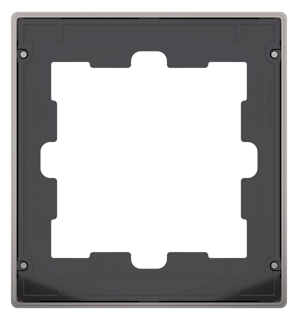 Mert MEG 4010-6550 D-Life Metall Rahmen 1fach Nickelmetallic