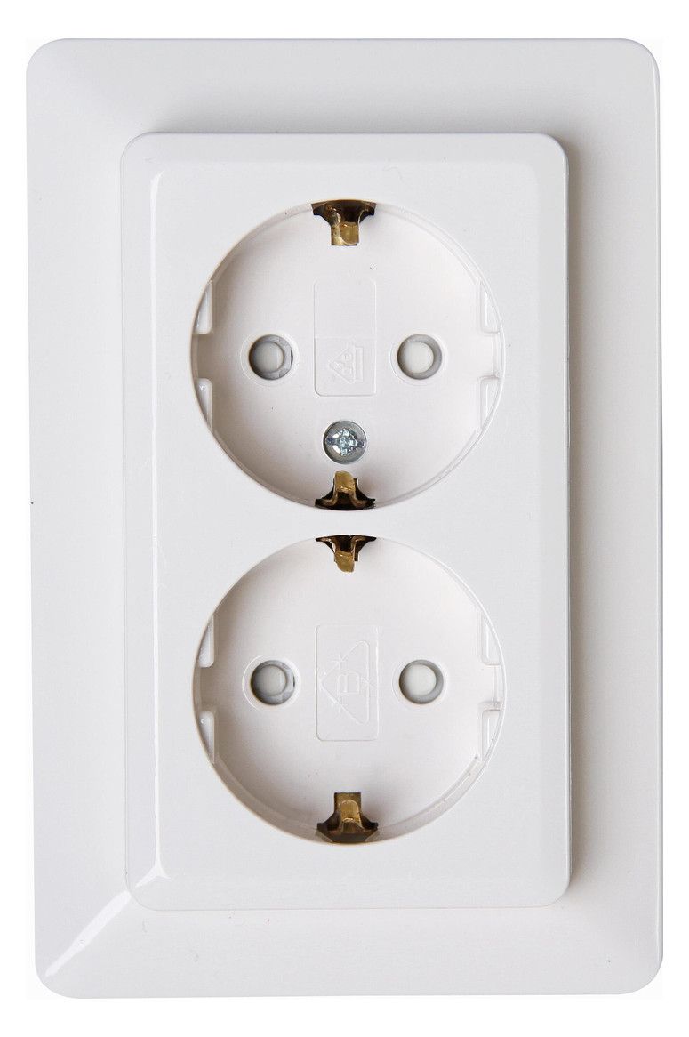 Kopp 927713009 HK02 Schuko Steckdose 2f Komplettgerät arktisweiß