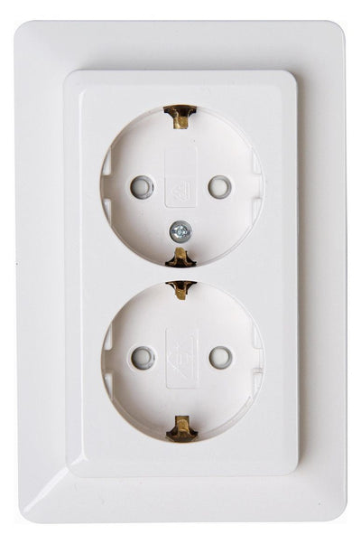 Kopp 927713009 HK02 Schuko Steckdose 2f Komplettgerät arktisweiß