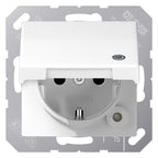Jung SPAS1520KLKOWW SCHUKO-Steckdose m.Klappdeckel