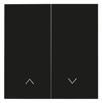 Panasonic WDTR00221EBE-EU1 Plus 55 Wippe matt schwarz m.Symbol Jalousie