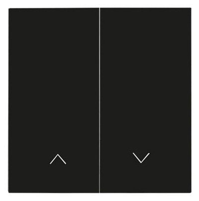 Panasonic WDTR00221EBE-EU1 Plus 55 Wippe matt schwarz m.Symbol Jalousie