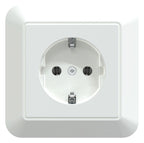 Mert MEG 2301-1025 SCHUKO-Steckdose StK volle Platte aktivweiß glänzend 1-M