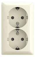 BJ 202 EAPBJ-522 SCHUKO® Doppelsteckdose Safety+AP