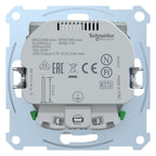 Mert MEG 2366-0325 Schuko-Steckdose m.USB Ladegerät aktivweiß glänzend