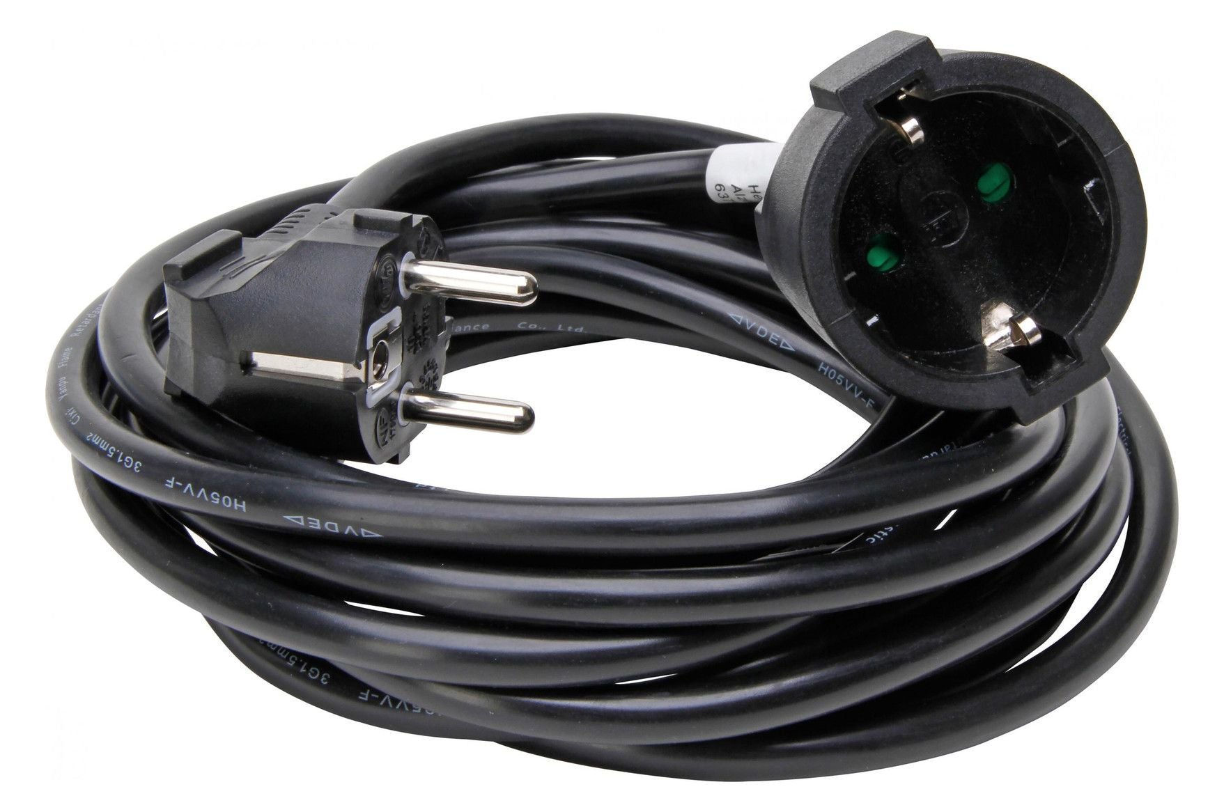 Kopp 143305046 verl Schuko Stecker u.Schuko Kuppl.m.5m ltg erh.Ber.schutz
