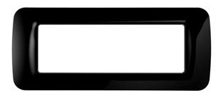 GEWISS GW22516 Abdeckrahmen System Top 6M Tonerschwarz