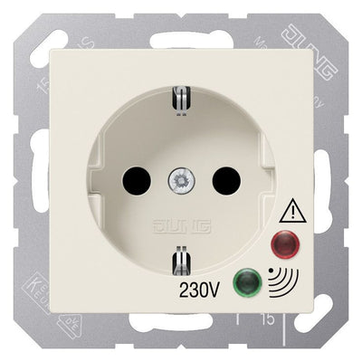 Jung A 521 UF SCHUKO Steckdose 16 A 250V ~ Schraubklemmen m.Funktionsanzeige mi