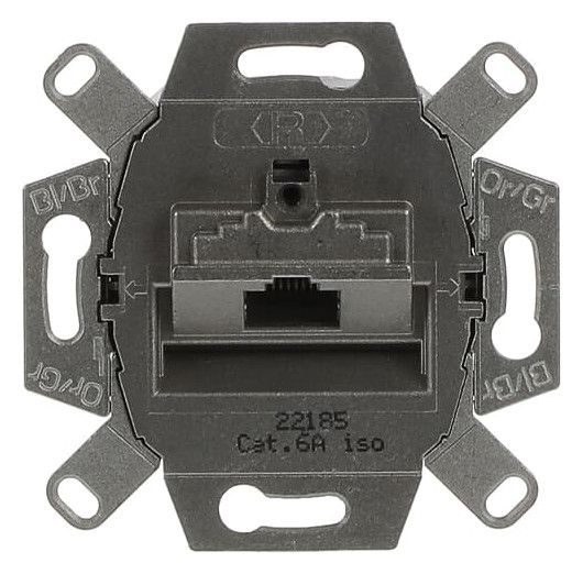 BJ 0218/11-101 UAE-Anschlussdosen Kat.6 1f metall