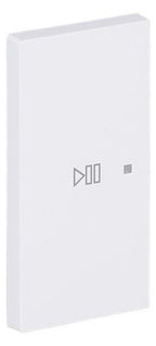 BJ 6237-21-44M Wippe 2-fach links Symbol "Play/Pause"