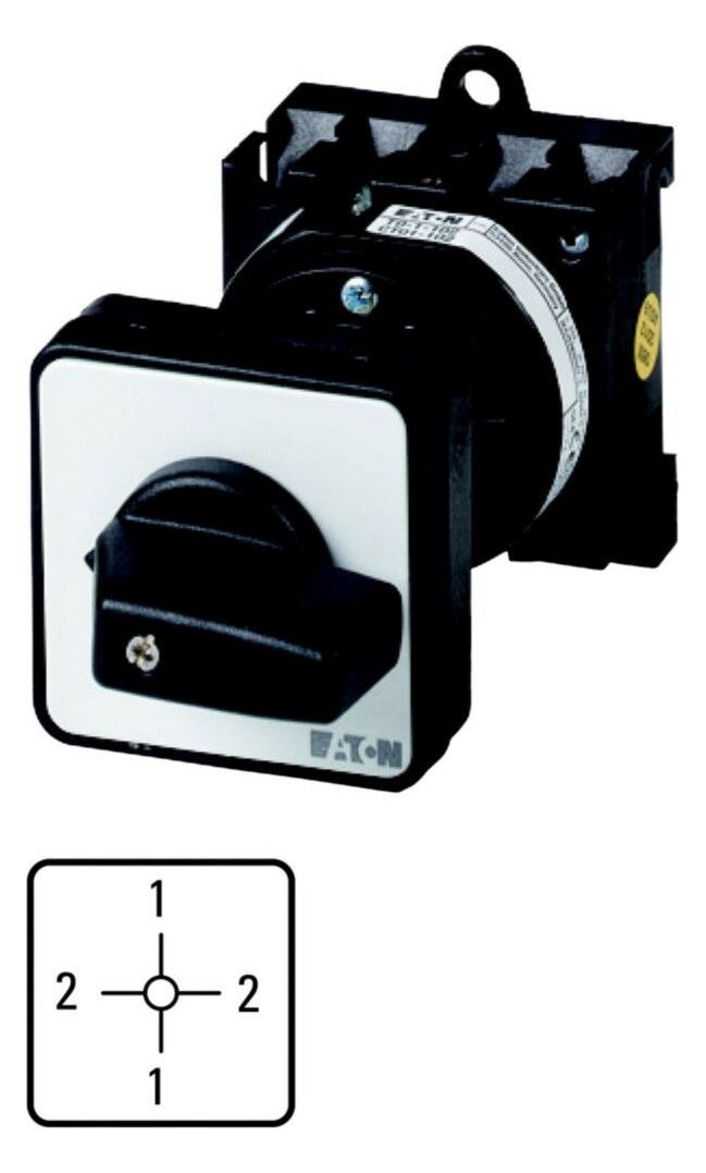 EATON T0-1-15111/Z Wechselschalter Kont4 20A 2-1-2-1 90° rast. Zwischenbau 015126