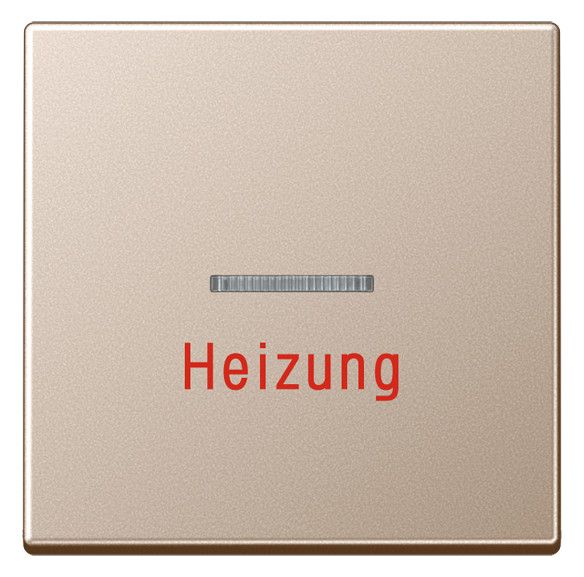 Jung A590HCH Wippe Heizung Notschalter m.Lichtleiter Serie A champagner