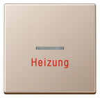 Jung A590HCH Wippe Heizung Notschalter m.Lichtleiter Serie A champagner