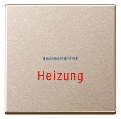 Jung A590HCH Wippe Heizung Notschalter m.Lichtleiter Serie A champagner