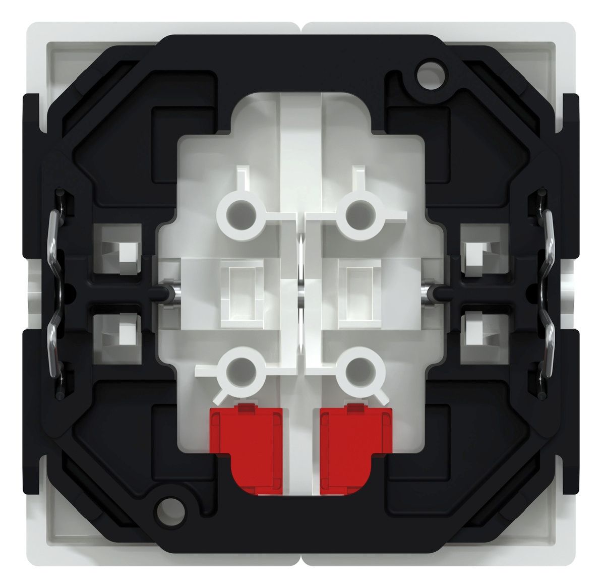 Mert MEG 3456-0325 Doppelwippe m.rotem Fenster aktivweiß glänzend System M